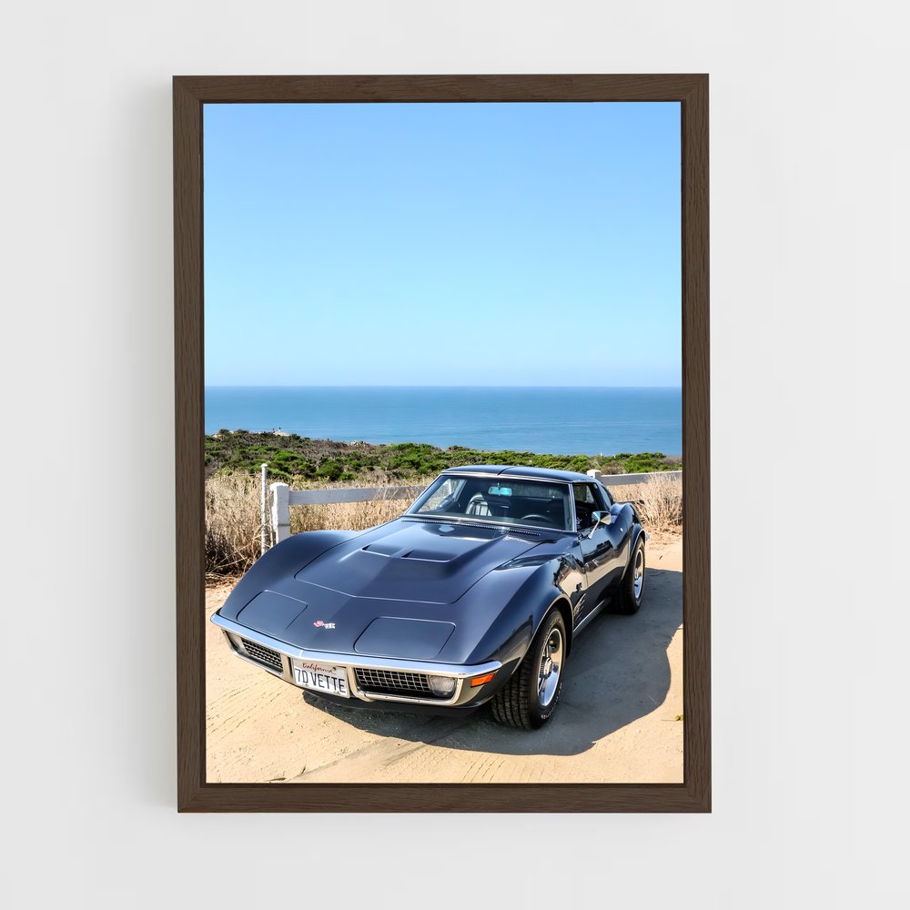 Poster Corvette au Crépuscule – affiche Chevrolet (vue 5)